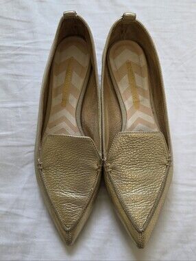 Nicholas Kirkwood Beya Loafers - Gold - Size 36